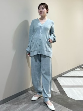 「アイテム（ルームウェア/パジャマ）」を使った、gelato piqueさん（レディース・158cm）の冬コーディネート