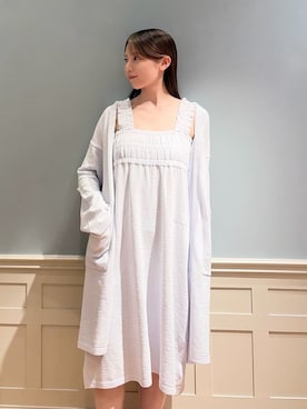 「アイテム（ルームウェア/パジャマ）」を使った、gelato piqueさん（レディース・161cm）の夏コーディネート