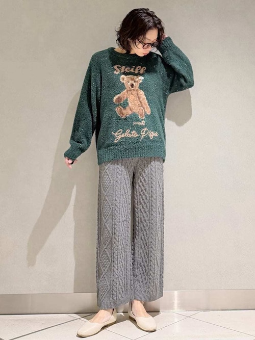 gelato pique（ジェラートピケ） パジャマ ルームウェア スフレアラン