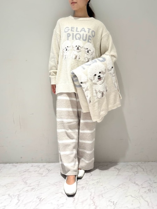 モチーフジャガードブランケット（ブランケット）｜gelato pique