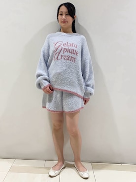 「アイテム（ルームウェア）」を使った、gelato piqueさん（レディース・150cm）の秋コーディネート