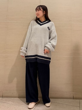 「アイテム（ルームウェア）」を使った、gelato piqueさん（レディース・158cm）の秋コーディネート