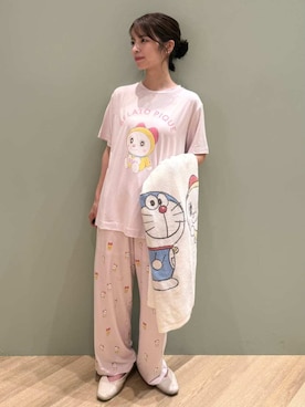 「アイテム（ルームウェア）」を使った、gelato piqueさん（レディース・156cm）の夏コーディネート