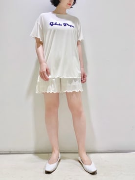「アイテム（ルームウェア）」を使った、gelato piqueさん（レディース・155cm）の夏コーディネート