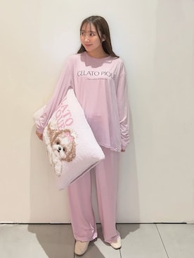 「アイテム（インテリア）」を使った、gelato piqueさん（レディース・158cm）の秋コーディネート