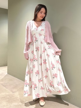 「アイテム（ルームワンピース）」を使った、gelato piqueさん（レディース・157cm）の夏コーディネート