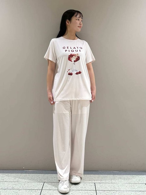 接触冷感】COOLレーヨンデザートロゴTシャツ(カットソー・T