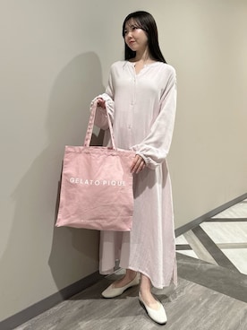 「アイテム（ルームウェア）」を使った、gelato piqueさん（レディース・158cm）の春コーディネート