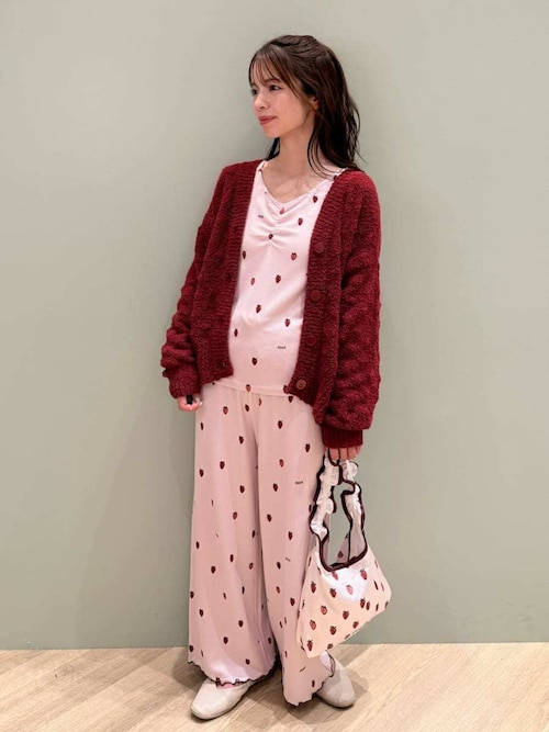 ストロベリー柄ミニバッグ（トートバッグ）｜gelato pique（ジェラート