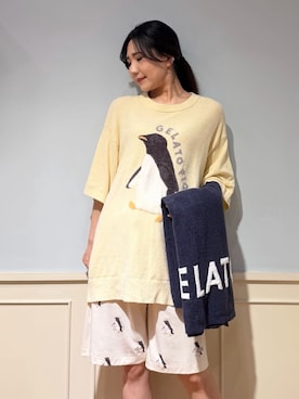 「アイテム（ブランケット）」を使った、gelato piqueさん（レディース・158cm）の夏コーディネート