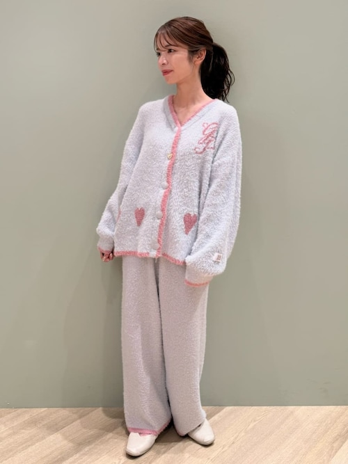 セール】ラメフェザーロングパンツ（ルームウェア/パジャマ）｜gelato