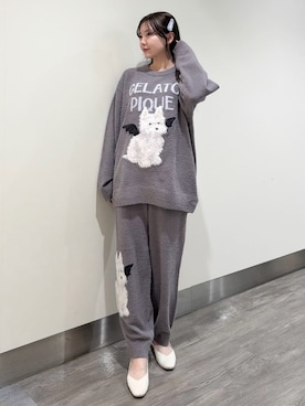 「アイテム（その他ルームウェア）」を使った、gelato piqueさん（レディース・158cm）の秋コーディネート