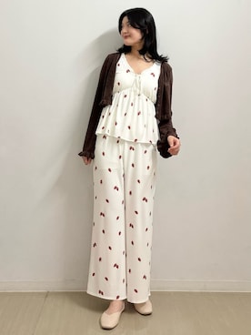 「アイテム（ルームウェア/パジャマ）」を使った、gelato piqueさん（レディース・164cm）の夏コーディネート