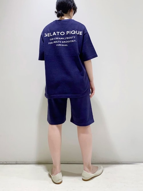 GELATO PIQUE Goombaルームウェアセット KIDS】ぬいぐるみワンポイントTシャツ（ルームウェア/パジャマ