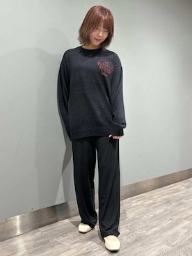 「アイテム（ルームウェア）」を使った、gelato piqueさん（レディース・155cm）の秋コーディネート