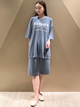 「アイテム（ルームウェア）」を使った、gelato piqueさん（レディース・150cm）の夏コーディネート