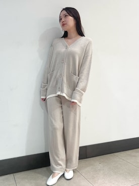 「アイテム（ルームウェア）」を使った、gelato piqueさん（レディース・158cm）の秋コーディネート