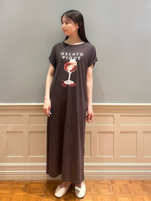 セール】【接触冷感】COOLレーヨンデザートロゴワンピース