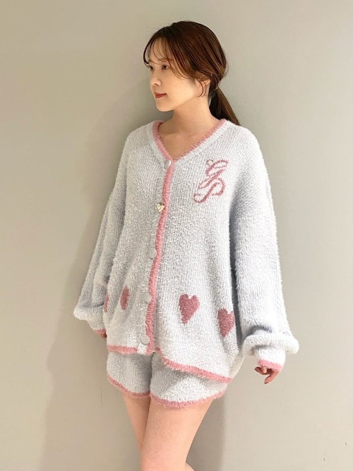 ラメフェザーカーディガン（ルームウェア/パジャマ）｜gelato pique