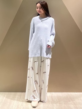 「アイテム（ルームウェア/パジャマ）」を使った、gelato piqueさん（レディース・150cm）の秋コーディネート