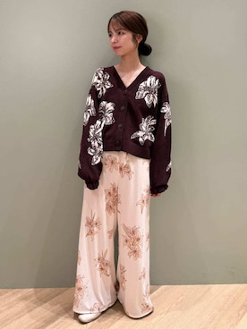 「アイテム（ルームウェア/パジャマ）」を使った、gelato piqueさん（レディース・156cm）の秋コーディネート