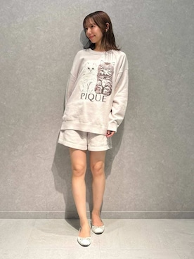 「アイテム（ルームウェア/パジャマ）」を使った、gelato piqueさん（レディース・156cm）の秋コーディネート