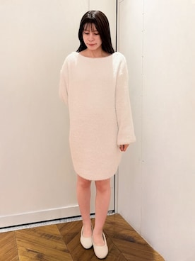 「アイテム（ルームウェア/パジャマ、ホワイト系）」を使った、gelato piqueさん（レディース・151cm）の秋コーディネート
