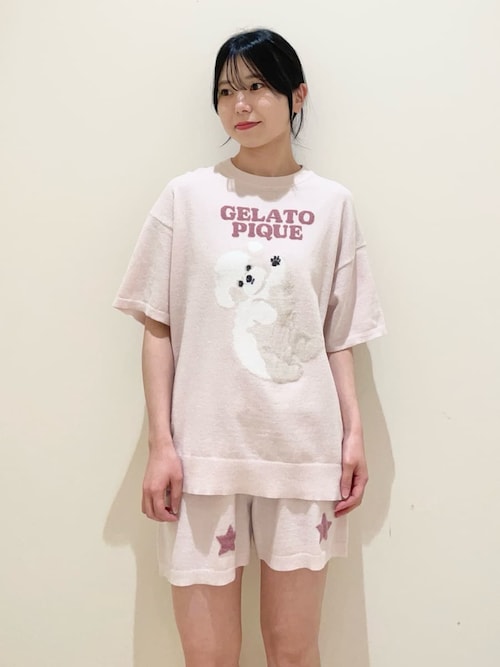 ONLINE限定】ドッグジャガードプルオーバー&ショートパンツセット