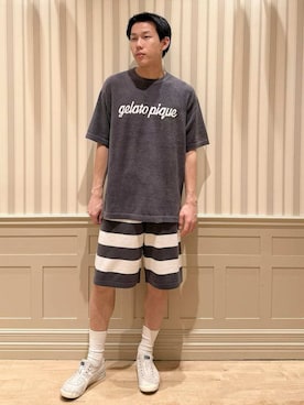 「らくちん」｜gelato piqueさん（メンズ・175cm）の春コーディネート