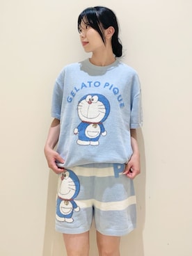「アイテム（ルームウェア）」を使った、gelato piqueさん（レディース・155cm）の夏コーディネート