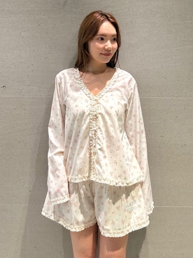 「アイテム（ルームウェア）」を使った、gelato piqueさん（レディース・157cm）の夏コーディネート