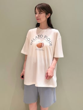 「アイテム（ルームウェア）」を使った、gelato piqueさん（レディース・156cm）の夏コーディネート