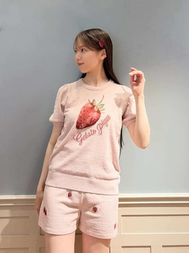 「アイテム（ルームウェア/パジャマ）」を使った、gelato piqueさん（レディース・161cm）の夏コーディネート