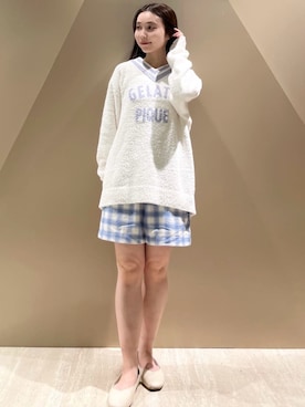 「アイテム（ルームウェア/パジャマ）」を使った、gelato piqueさん（レディース・150cm）の秋コーディネート