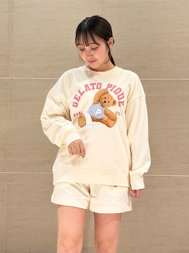 「アイテム（ルームウェア）」を使った、gelato piqueさん（レディース・158cm）の夏コーディネート