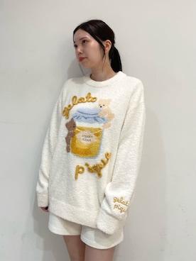 「アイテム（ルームウェア）」を使った、gelato piqueさん（レディース・158cm）の秋コーディネート