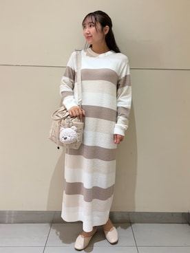 「アイテム（マタニティウェア/グッズ）」を使った、gelato piqueさん（レディース・158cm）の秋コーディネート
