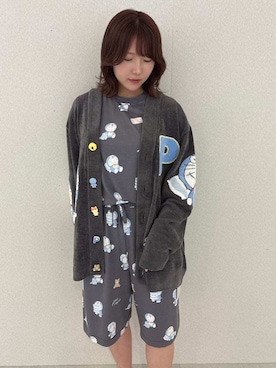 「アイテム（ルームウェア）」を使った、gelato piqueさん（レディース・155cm）の夏コーディネート
