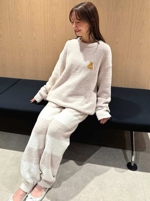 ONLINE限定】【HOMME】ベビモコベアプルオーバー＆ロングパンツセット