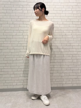 「アイテム（ルームウェア/パジャマ）」を使った、gelato piqueさん（レディース・155cm）の秋コーディネート
