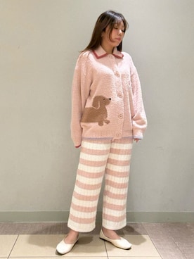 「クリスマス」｜「アイテム（ルームウェア/パジャマ）」を使った、gelato piqueさん（レディース・158cm）の秋コーディネート