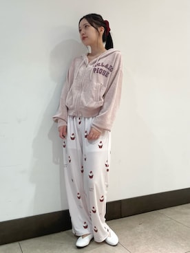 「アイテム（ルームウェア/パジャマ）」を使った、gelato piqueさん（レディース・158cm）の秋コーディネート