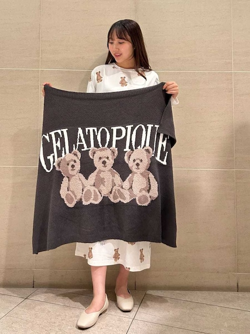 モチーフジャガードブランケット（ブランケット）｜gelato pique