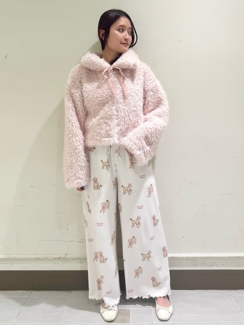 プードルボアカーディガン（ルームウェア/パジャマ）｜gelato pique