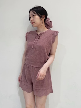 「アイテム（ルームウェア）」を使った、gelato piqueさん（レディース・158cm）の夏コーディネート