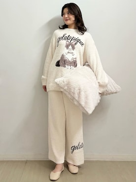「アイテム（インテリア）」を使った、gelato piqueさん（レディース・164cm）の秋コーディネート