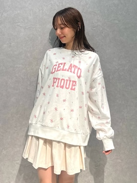 「アイテム（ルームウェア/パジャマ）」を使った、gelato piqueさん（レディース・156cm）の秋コーディネート