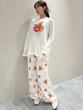 「アイテム（その他ルームウェア）」を使った、gelato piqueさん（レディース・158cm）の秋コーディネート