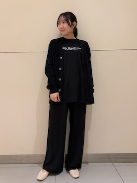 「アイテム（ルームウェア）」を使った、gelato piqueさん（レディース・158cm）の春コーディネート