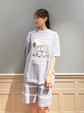 「アイテム（ルームウェア/パジャマ）」を使った、gelato piqueさん（レディース・161cm）の夏コーディネート
